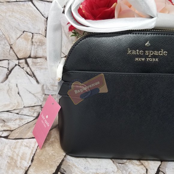 Dome Crossbody Staci Black Zipper Kate Spade - Picture 6 of 13